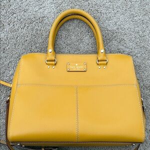 Kate Spade Hand Bag - Beautiful Mustard Brown - Like new!